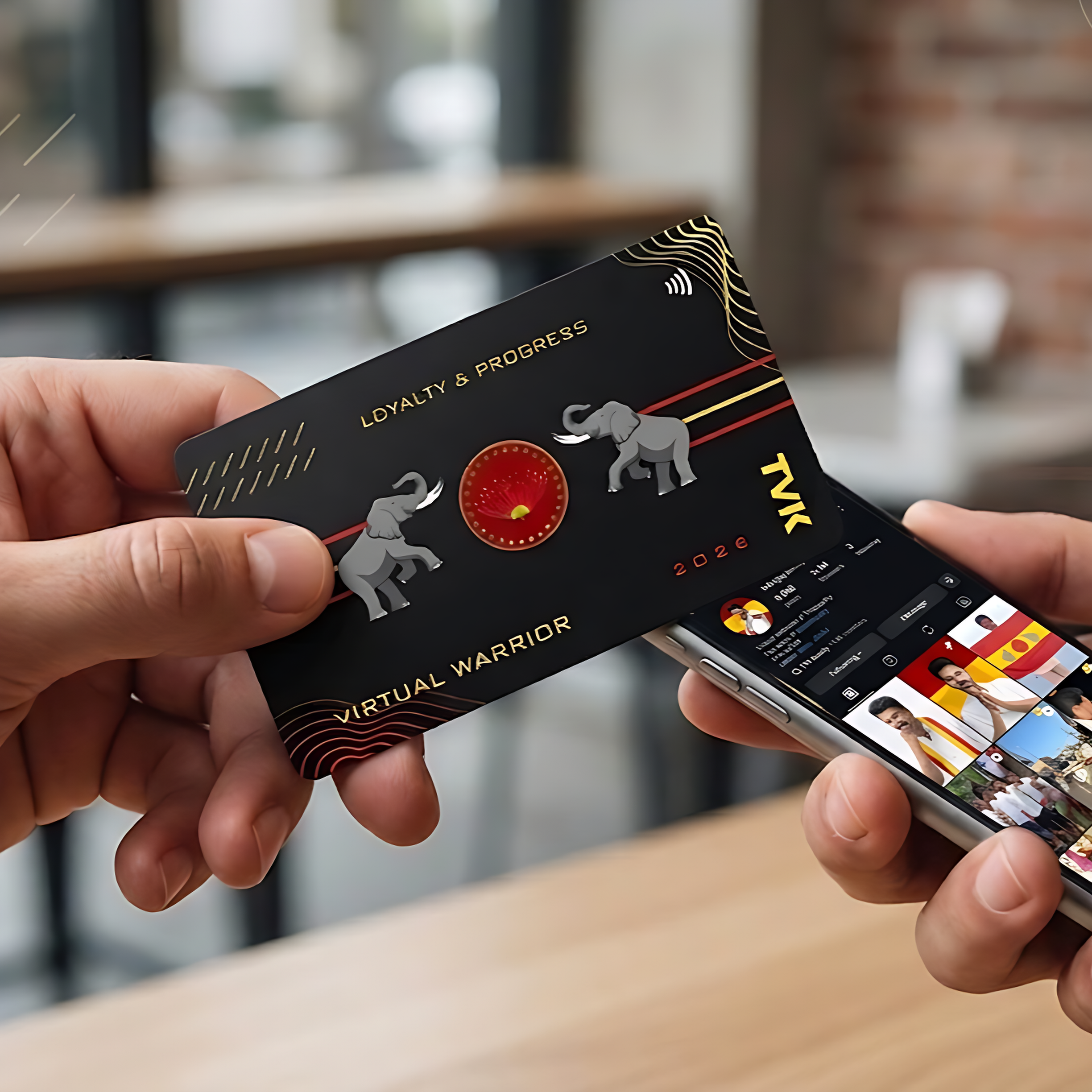 Premium TVK NFC Card - Tap To Connect